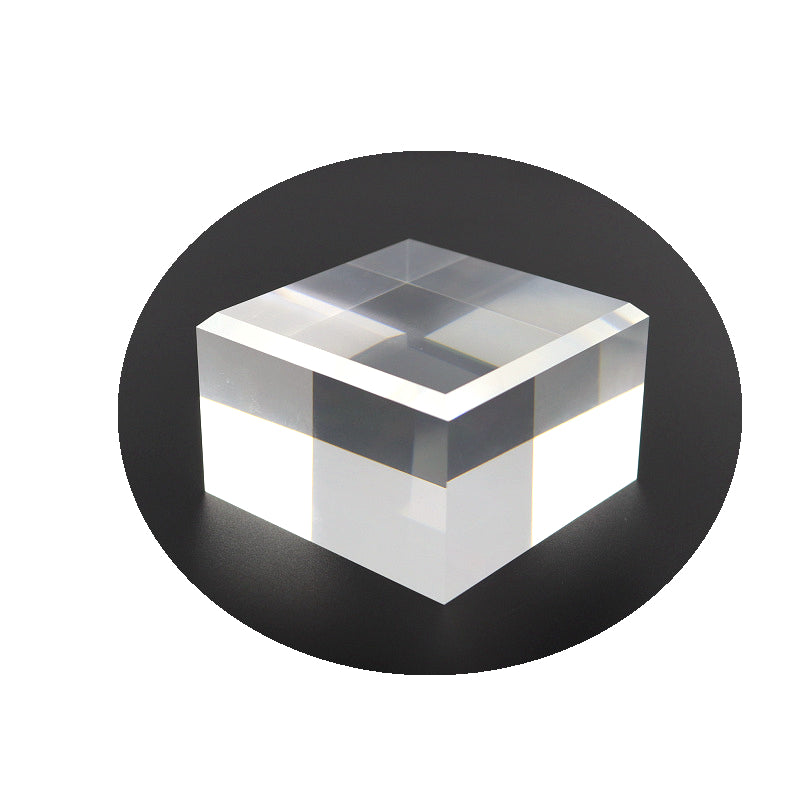 High transparent solid acrylic block for display stands