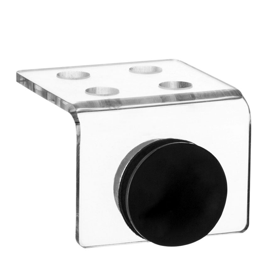 Transparent Acrylic Magnetic Coral Frag Rack, Stylish Coral Holder with Curved Design - Sturdy Aquarium Bracket