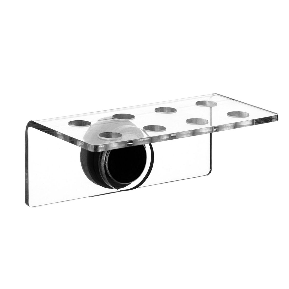 Transparent Acrylic Magnetic Coral Frag Rack, Stylish Coral Holder with Curved Design - Sturdy Aquarium Bracket