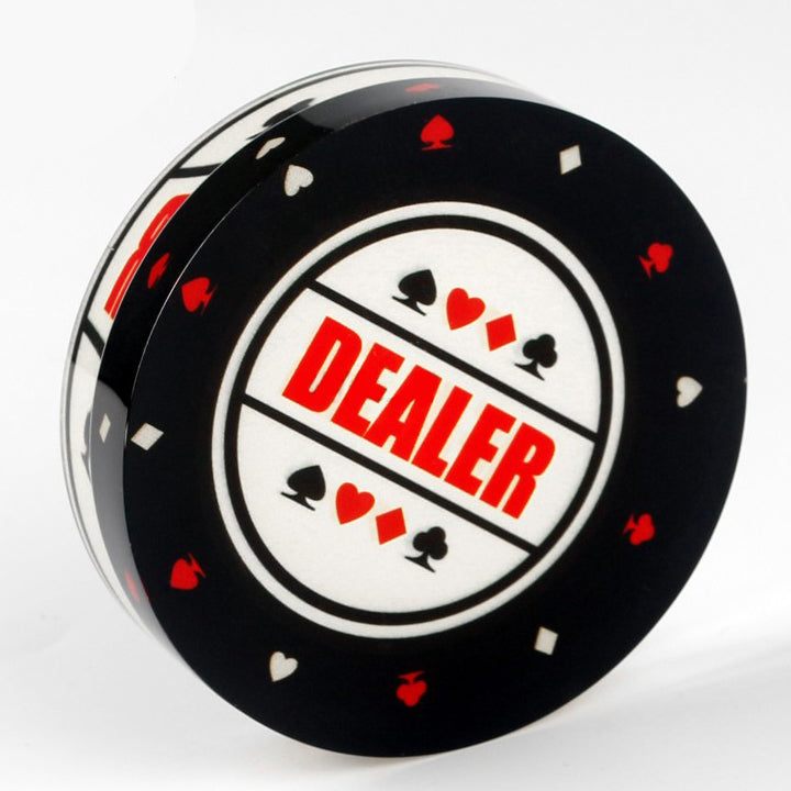 customized acrylic dealer botton