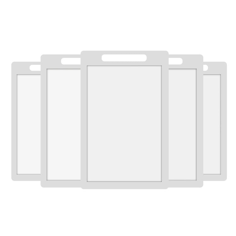 Vertical Acrylic Flip Table Tent Stand, T-Style Rotating Menu Display Holder, Multi Pages Tabletop Sign Stand for Restaurant Price List, Brochure