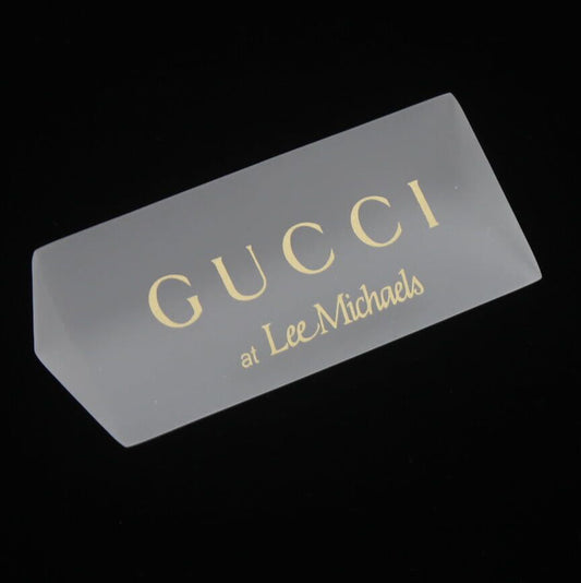 custom acrylic logo block for retail shop